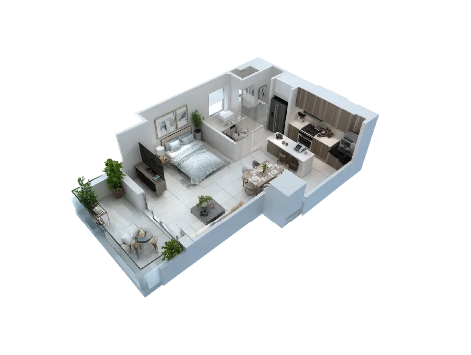 1 BHK Apartment in UAE